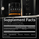Kaged Creatina HCl - Sabor Lima Limón - 76,42 g - Tabla Nutricional - Haz Tu Pedido