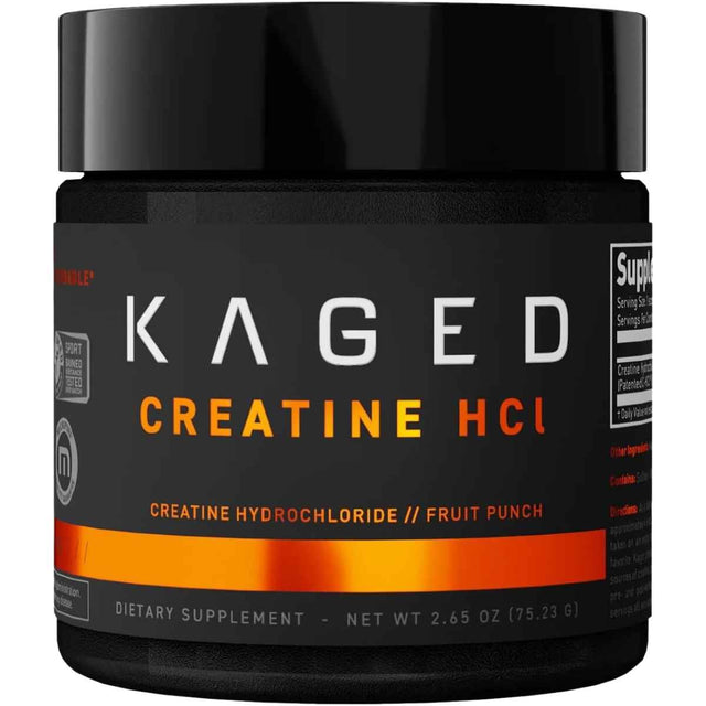Kaged Creatina HCl - Sabor Ponche de Frutas - 75,23 g - Haz Tu Pedido