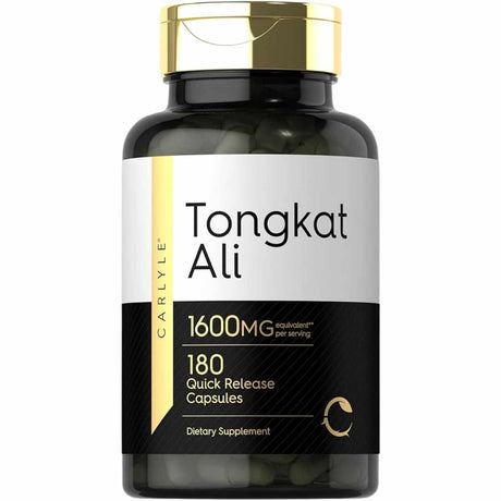 Carlyle Tongkat Ali 1600 mg - 180  Cápsulas de Liberación Rápida - Haz Tu Pedido