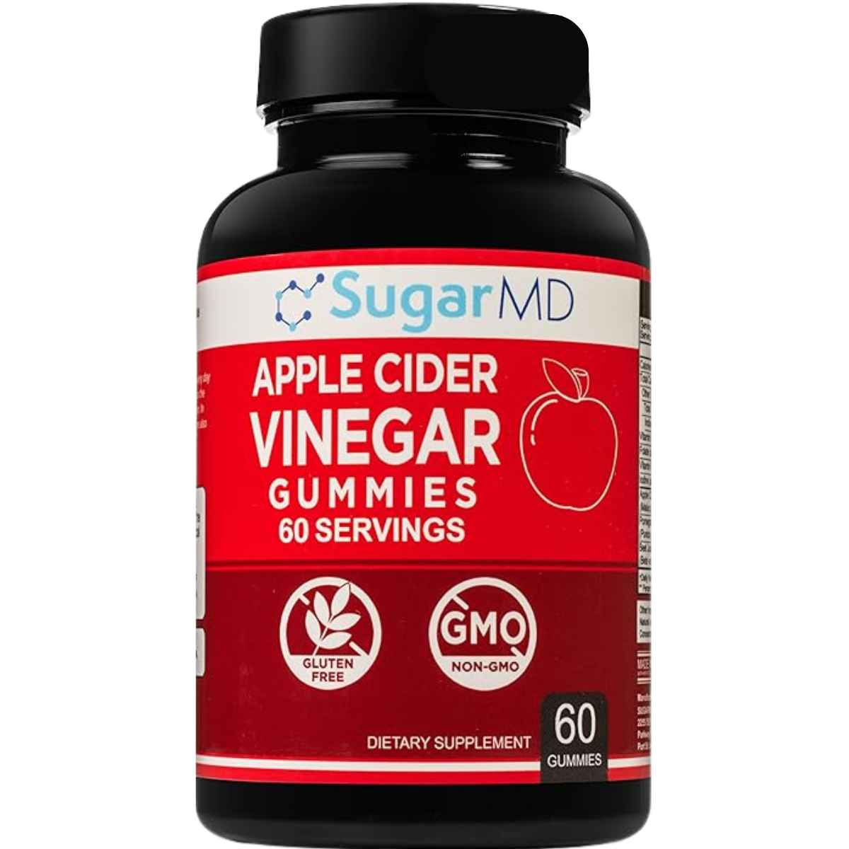 SugarMD Vinagre de Manzana - Sabor Manzana - 60 Gomitas