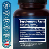 MyoActivo Complejo De Magnesio 5-En-1 - 120 Cápsulas - Tabla Nutricional - Haz Tu Pedido