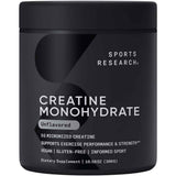 Sports Research Monohidrato de Creatina Micronizada - 300 g - Haz Tu Pedido