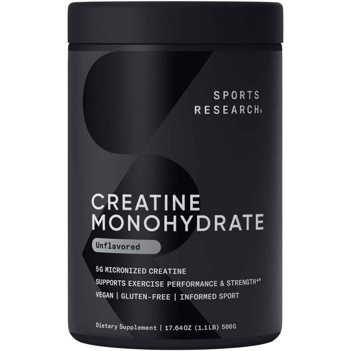 Sports Research Monohidrato de Creatina Micronizada - 500 g - Haz Tu Pedido