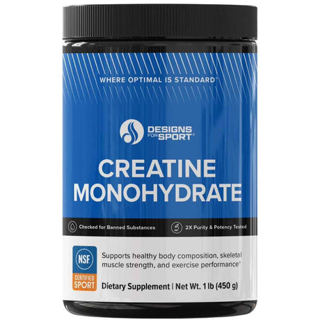 Designs for Sport Monohidrato de creatina - 450 g - Haz Tu Pedido