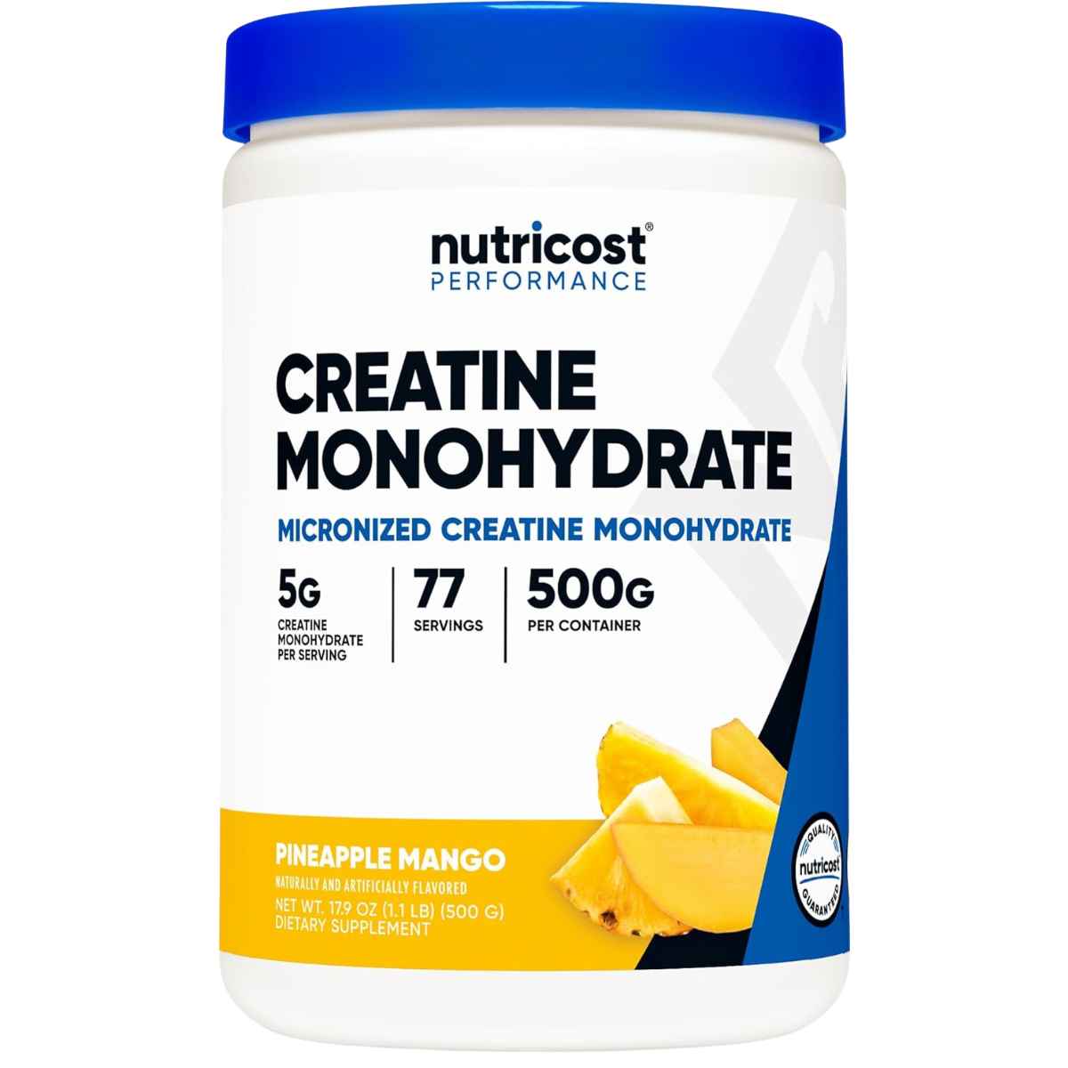 Nutricost Monohidrato de Creatina 5 g - Sabor piña y mango - 500 g - Haz Tu Pedido