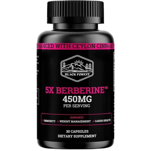 Black Forest Berberina  450 mg - 30 Cápsulas - Haz Tu Pedido