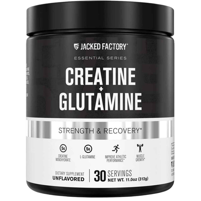Jacked Factory Creatina + Glutamina - 312 g - Haz Tu Pedido