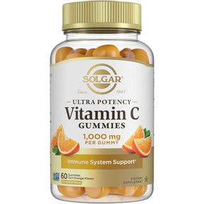 Solgar Vitamin C 1000 mg - Sabor Naranja - 60  Gomitas - Haz Tu Pedido