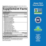 Garden of Life  Dr. Formulated Probiótico Deportivo 50 Mil Millones CFU - 30 Cápsulas Vegetarianas - Tabla Nutricional - Haz Tu Pedido