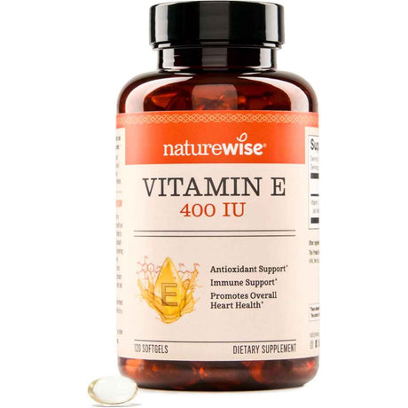 Naturewise - Vitamina E (400 IU - 120 Cápsulas Blandas)