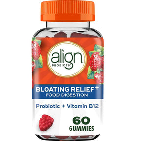 Align Probiotic Suplemento Probiótico para Aliviar la Distensión y Mejorar la Digestión - Sabor Fresa - 60 Gomitas - Haz Tu Pedido