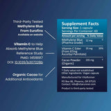 Nutricel Supplements - Azul de Metileno Grado USP (12 mg - 60 Cápsulas)