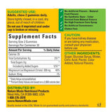 Nature Made Citrato de Magnesio 200 mg - Sabor Mezcla de Bayas - 64 Gomitas - Tabla Nutricional - Haz Tu Pedido