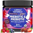 Llama Naturals Prebiótico y Probiótico Para Niños - Sabor Mezcla bayas - 60 Gomitas - Haz Tu Pedido