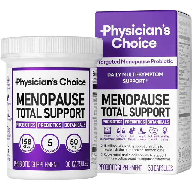 Physician's Choice Probiótico Integral para la Menopausia 15 Mil Millones CFU - 30 Cápsulas - Haz Tu Pedido
