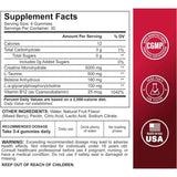 DLNIA monohidrato de Creatina 5000 mg - Sabor Mezcla de Bayas - 120 Gomitas - Tabla Nutricional - Haz Tu Pedido