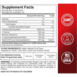DLNIA monohidrato de Creatina 5000 mg - Sabor Frambuesa - 120 Gomitas - Tabla Nutricional - Haz Tu Pedido