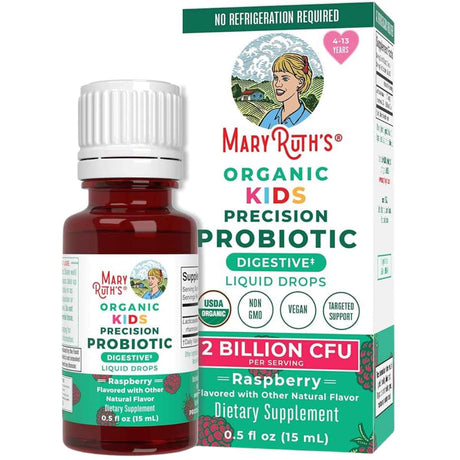 MaryRuth Organics Raspberry 2 Mil Millones CFU - Sabor Frambuesa - 15 ml - Haz Tu Pedido