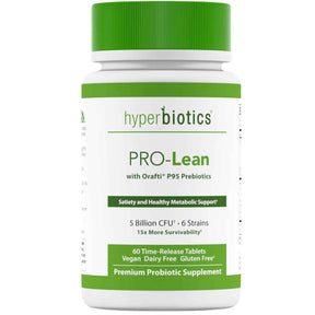 Hyperbiotics Probiótico PRO-Lean Para Saciedad y Metabolismo Saludable 5 Mil Millones CFU - 60 Tabletas de Liberación Prolongada - Haz Tu Pedido