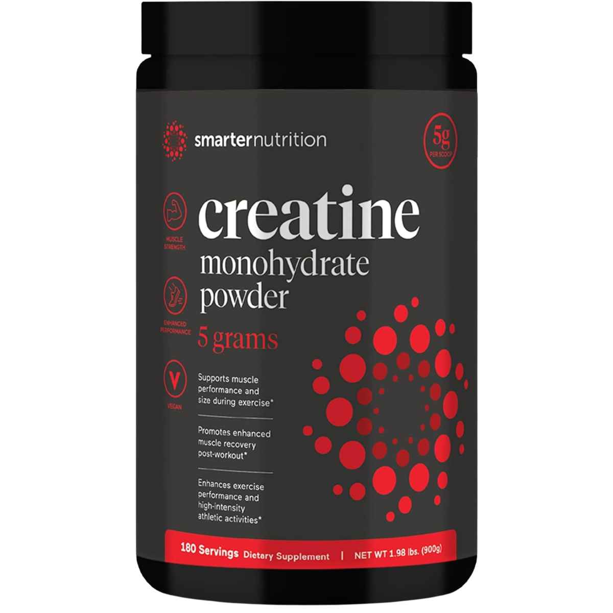 Smarter Nutrition Monohidrato de Creatina - 900 g - Haz Tu Pedido