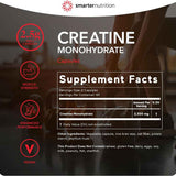 Smarter Nutrition Monohidrato de Creatina - 120 Cápsulas - Tabla Nutricional - Haz Tu Pedido
