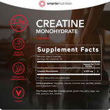 Smarter Nutrition Monohidrato de Creatina - 60 Cápsulas - Tabla Nutricional - Haz Tu Pedido