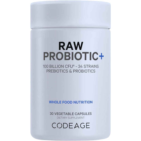 Codeage  Probiótico Potencia El Bienestar Intestinal 100 Mil Millones CFU - 30 Cápsulas Vegetales - Haz Tu Pedido