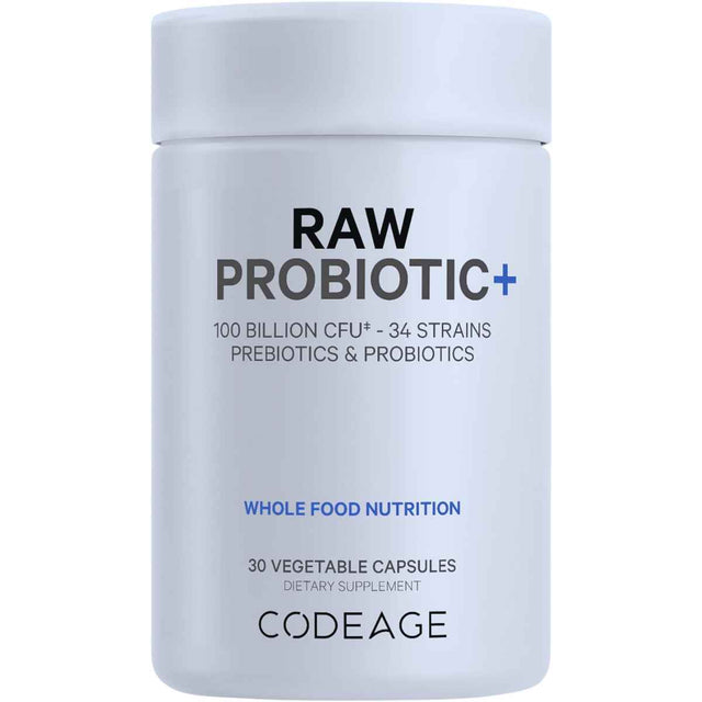 Codeage  Probiótico Potencia El Bienestar Intestinal 100 Mil Millones CFU - 30 Cápsulas Vegetales - Haz Tu Pedido