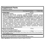 Codeage  Probiótico Potencia El Bienestar Intestinal 100 Mil Millones CFU - 30 Cápsulas Vegetales - Tabla Nutricional - Haz Tu Pedido