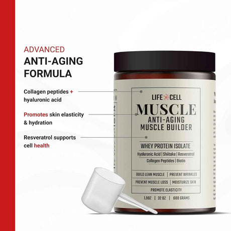 LifeCell - Muscle Anti-Aging Muscle Builder (Polvo)