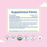 JoySpring Gotas Orgánicas de Apoyo Cerebral para Niños - 60 ml - Tabla Nutricional - Haz Tu Pedido