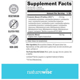 NatureWise Probioticos 70 Mil Millones CFU - 60 Cápsulas - Tabla Nutricional - Haz Tu Pedido
