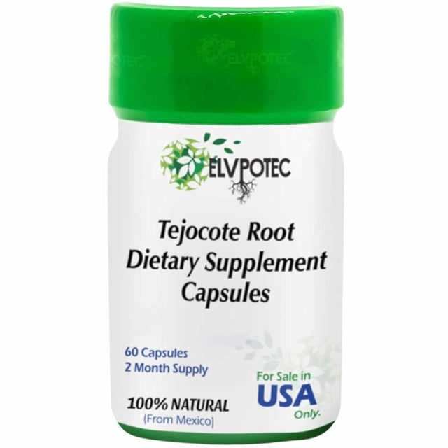 ELVPOTEC Raíz De Tejocote - 60 Cápsulas - Haz Tu Pedido