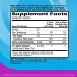 Digestive Advantage Probiótico Diario - Sabor Frutas - 120 Gomitas - Tabla Nutricional - Haz Tu Pedido