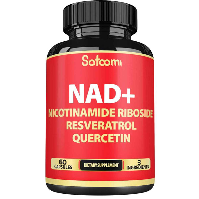 Satoomi NAD y Resveratrol Energía Celular y Antioxidante - 60 Cápsulas - Haz Tu Pedido