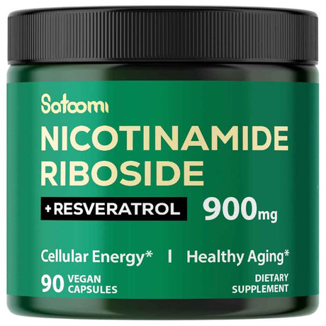 Satoomi  Ribósido de Nicotinamida con Resveratrol 900 mg - 90 Cápsulas Veganas - Haz Tu Pedido