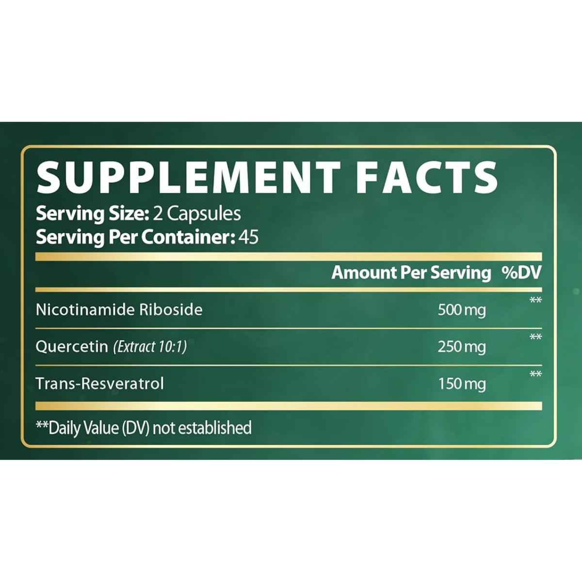 Satoomi  Ribósido de Nicotinamida con Resveratrol 900 mg - 90 Cápsulas Veganas - Tabla Nutricional - Haz Tu Pedido