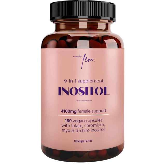 QSTA Inositol 9 en 1 para Equilibrio Hormonal 4100 mg - 180 Cápsulas Veganas - Haz Tu Pedido