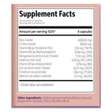 QSTA Inositol 9 en 1 para Equilibrio Hormonal 4100 mg - 180 Cápsulas Veganas - Tabla Nutricional - Haz Tu Pedido