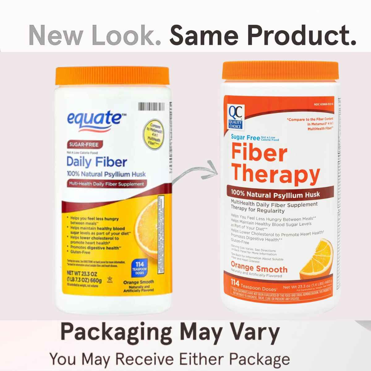 Quality Choice Sugar-Free Daily Fiber Powder - 660 g - Haz Tu Pedido