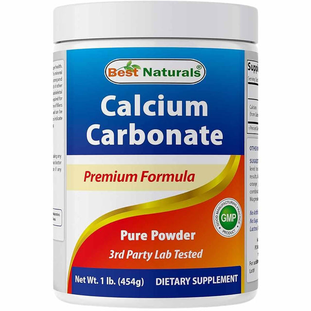  "Descubre la excelencia del Carbonato de Calcio de Best Naturals."