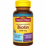 "Suplemento de Biotina de Alta Potencia 5000 mcg"