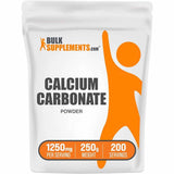  "Carbonato de Calcio en Polvo BulkSupplements: Pureza y Fortaleza."