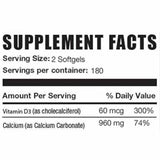  Potencia tu salud ósea con Carbonato de Calcio y Vitamina D3 de BulkSupplements.