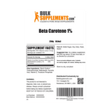 BulkSupplements Betacaroteno en Polvo 250 gr - Haz Tu Pedido