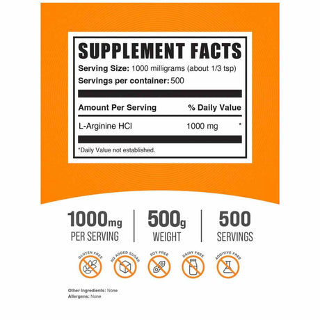 ¡Descubre la potencia de la L-Arginina HCl de Bulk Supplements! Este suplemento esencial ofrece un impulso de energía para tus actividades diarias y entrenamientos intensos. Beneficio clave: Aumento de la resistencia física.