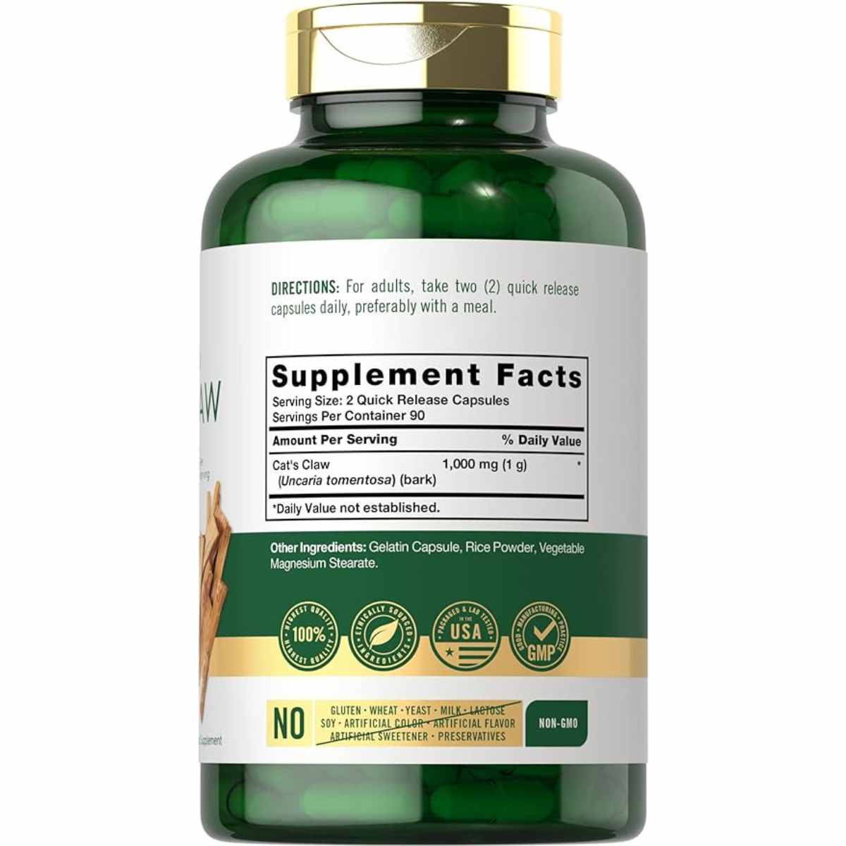  Garra de Gato - 1000 mg: Potencia tu bienestar al máximo.