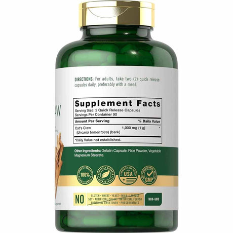  Garra de Gato - 1000 mg: Potencia tu bienestar al máximo.