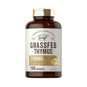 Carlyle Grass Fed Beef Thymus 2100 mg - 200 Cápsulas - Haz Tu Pedido