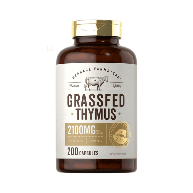Carlyle Grass Fed Beef Thymus 2100 mg - 200 Cápsulas - Haz Tu Pedido